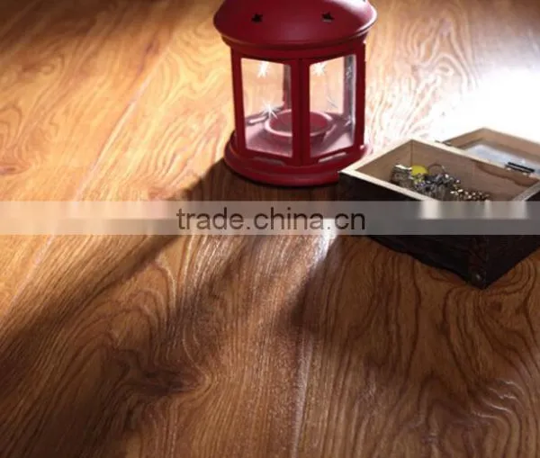 Ac4 HDF Laminate Flooring V-groove 12mm Factory Direct Sale