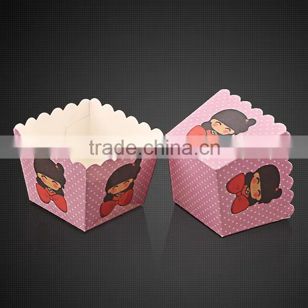 XFB21 BAKEST New High Temperature Resistance Square Shape Cake Paper Cup With Girl Pattern Hot Sale Baking Tools photo-5