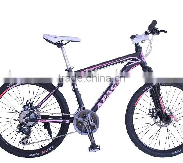 26" Full Suspension Aluminum MTB Bicycle Mountain Bicycle 21 Speed Lightweight Mountain Bicycle Bike China Bicycle Factory