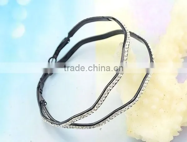 ER17108 Black Anodized Earrings , Crystal 2015 Fashion Big Earring photo-4