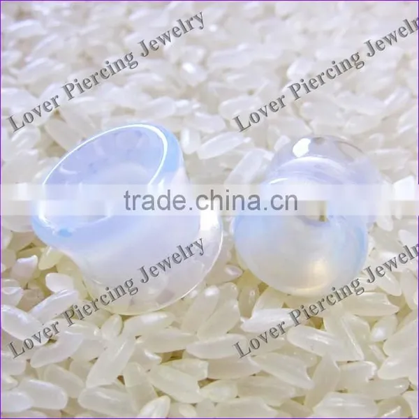 Hollow Design Body Piercing Jewelry Opal Ear Piercing Jewelry [OB-801B]
