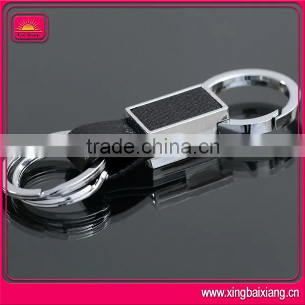 New Design Custom Embossed Leather Car Key Chain photo-6
