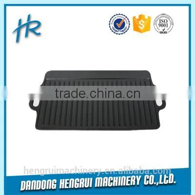 High Quality Cast Aluminium Grill Plate With Wood Handle photo-6