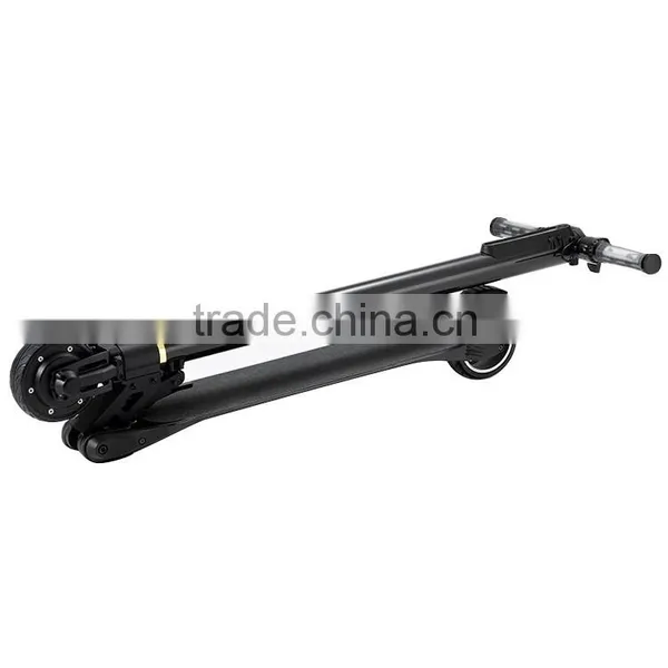 2016 Best Price The Lightest Two Wheels Carbon Fiber Electric Scooter Hoverboard Skateboard Kick Scooter photo-6