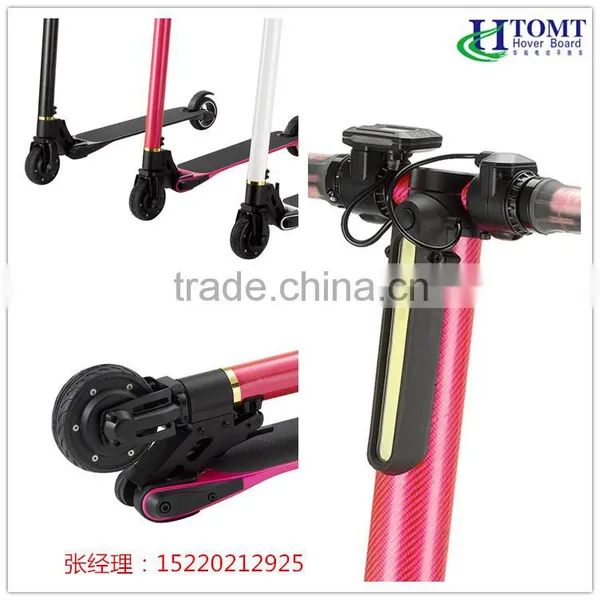 China Htomt High Quality New Electric Scooter With Samsung Battery Carbon Fibre Foldable Electric Scooter for Adults photo-6