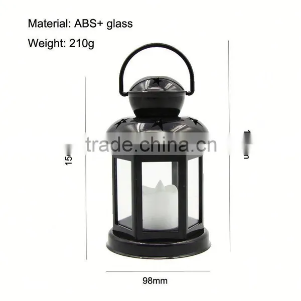 2015 Promotion Poppas BS10 Star Pantern Colorful Selection Hanging Led Candle Red Lantern photo-3