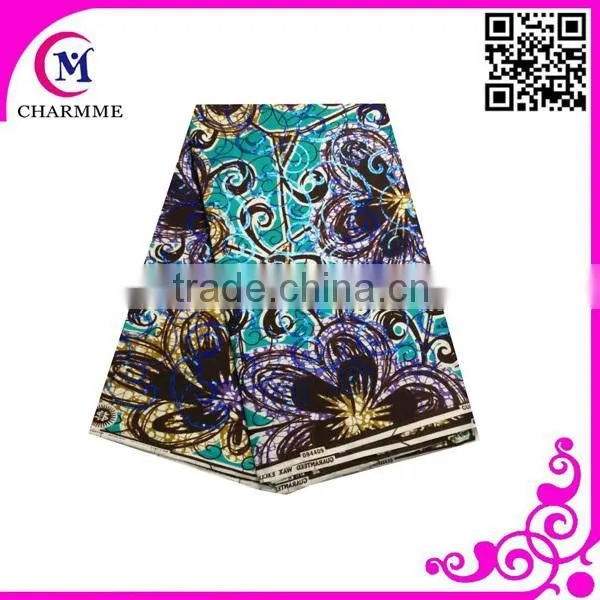 Africa Wax Fabric Guangzhou Soso Wax Fabric High Quality Real Wax Fabric