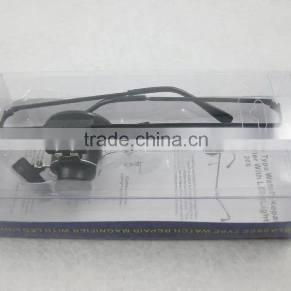 High Quality Optical Lens 2 LED Glasses Magnifier Wholesale for Repairing ,working,reading photo-5
