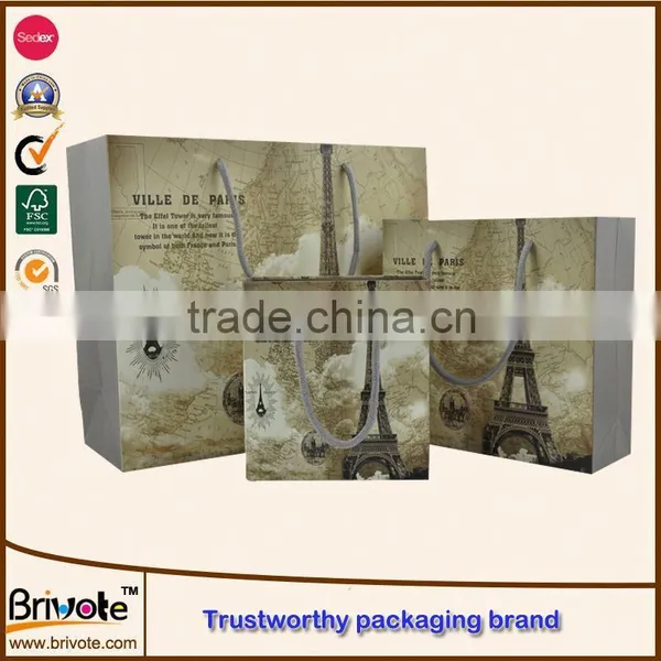 Customized From Dongguan Folding Paper Hand Bag photo-3
