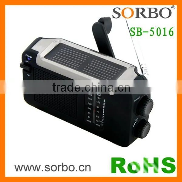 Portable Solar HandCrank Dynamo FM/AM Radio photo-5