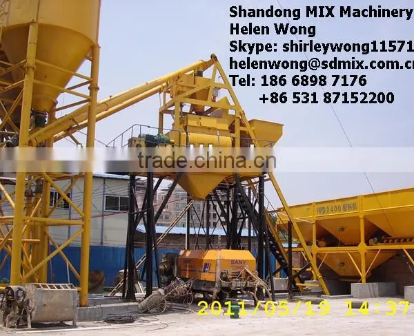 75 concrete mixing plant for ready-mixed concrete