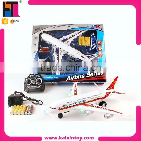 10212392 CE Approval Two Function Remote Control Lighting A380 Airplane Toys photo-2