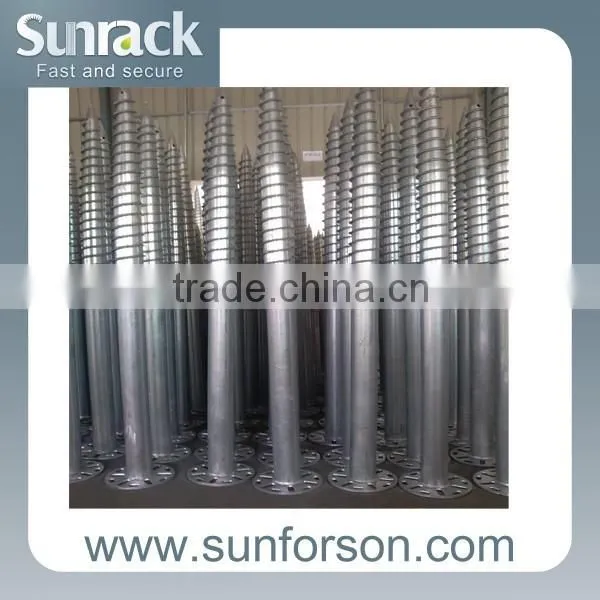 Ground Screw Based Mounting System Solar Ground Mounting Structure photo-3