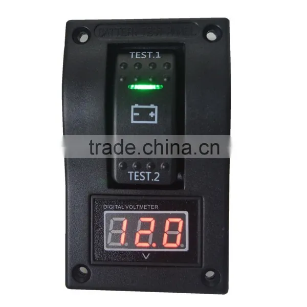 VOLTMETER BATTERY TEST PANEL