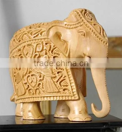 Elephant Wooden Sculpture