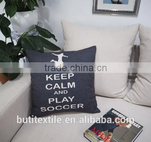 Innovative Printing Sports Pillow Cover Wholesale, Sublimated Team Fans Throw Pillow photo-3