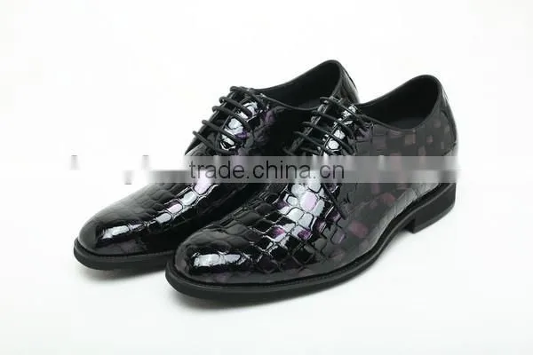 Elegant Invislble Height Leather Elevator Shoes With Delicate Grade A Soft Ox Skin Natural Breathable Fashion 323K01-2 photo-3