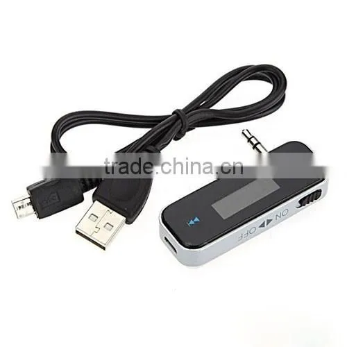New Electronic Car MP3 Player 3.5mm In-car FM Transmitter For IPhone /iPod Touch/ipad Mini Wireless Transmitter photo-3