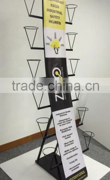 2016 Hot Sale Floor Metal Helmet Display Stand photo-2