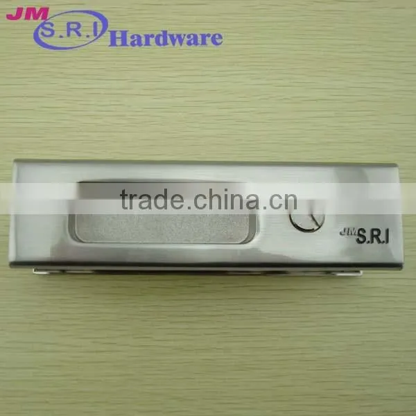 Hot Sale Rectangle Zinc Alloy Sliding Door Lock , Sliding Door Key Lock , Hidden Door Lock photo-3