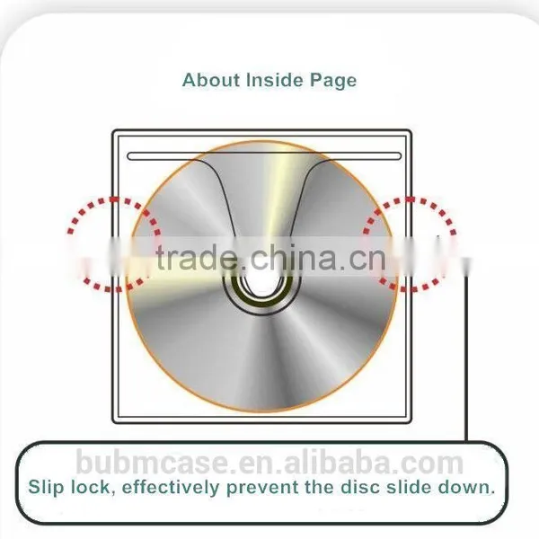 Purple Slim 32 Capacity CD Case CD Box DVD Case CD Storage CD-ROM Holder Car Disc Case photo-4