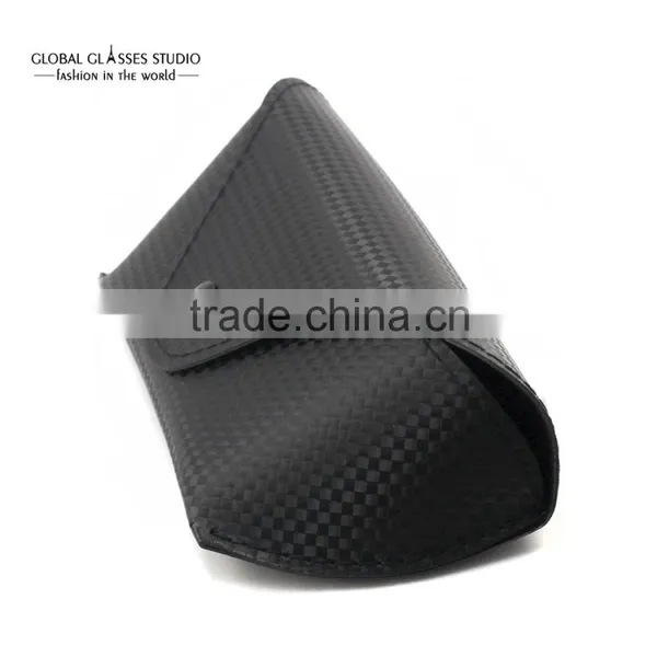 Sunglasses Case Durable PU Leather Glasses Case Eyeglasses Storage Holder Box Bag Black 170*70*40mm Case003 photo-3