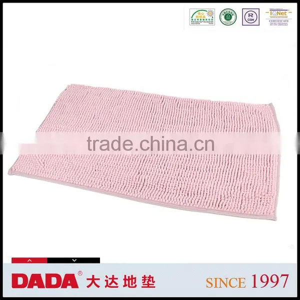 Modern Style Design Chenille no Hair Removal Bathroom Rug Anti Slip Mat Super Absorbent Carpet photo-4