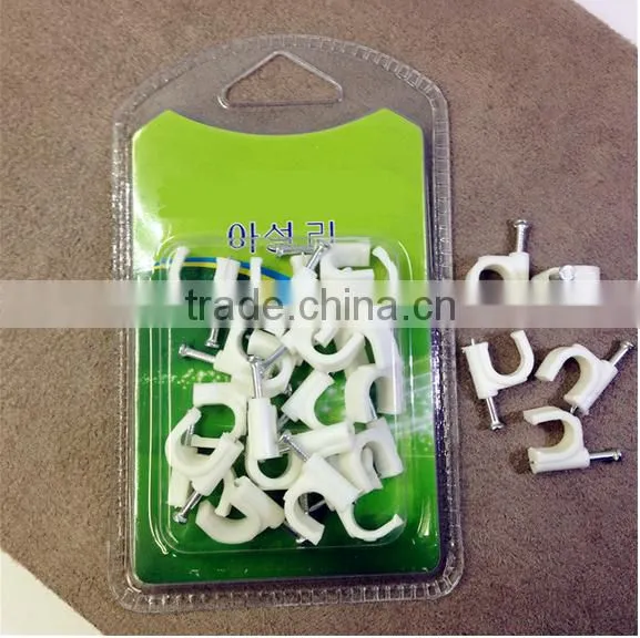 Good Selling Full Size PE Material Round Nail Cable & Wire Clip photo-6