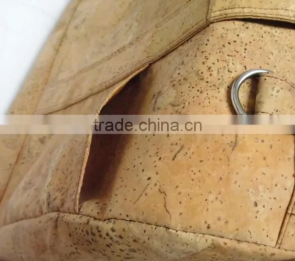 Wholesale Eco-friendly Nature Cork Leather Weekend Duffel Bag(C13) photo-3