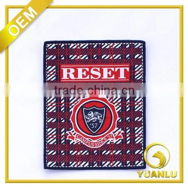 Custom Heart Shap Sew on Embroidery Logo Badge photo-5