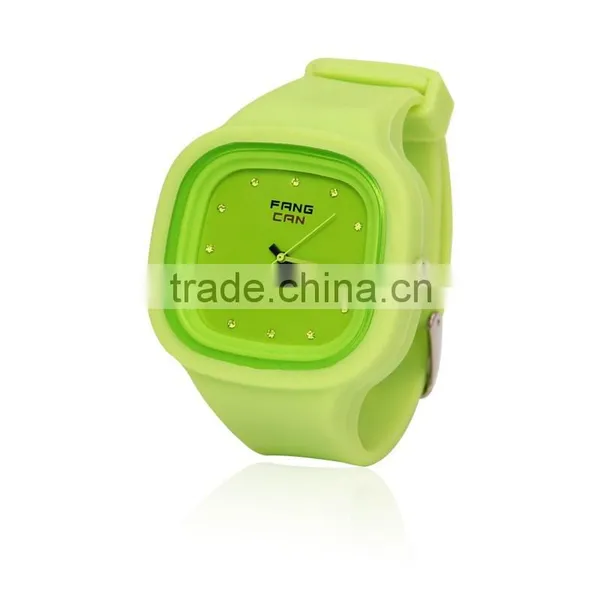 Fangcan Candy Color Inlay Diamond Watch photo-3