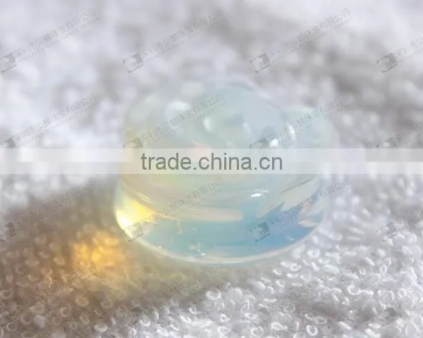 Carved Flower Gemstone Ear Plugs photo-2