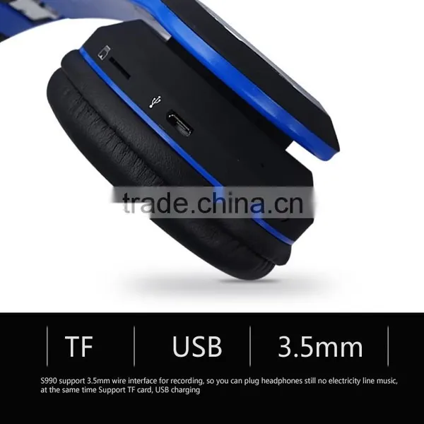SHNALSAR S990 Headphone Foldable Wireless Headphone Bluetooth Headset Mobile Accessories photo-4