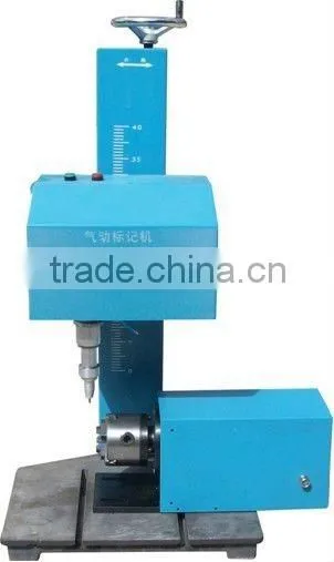 Pneumatic Cylinder Marking Machine on Metal Parts