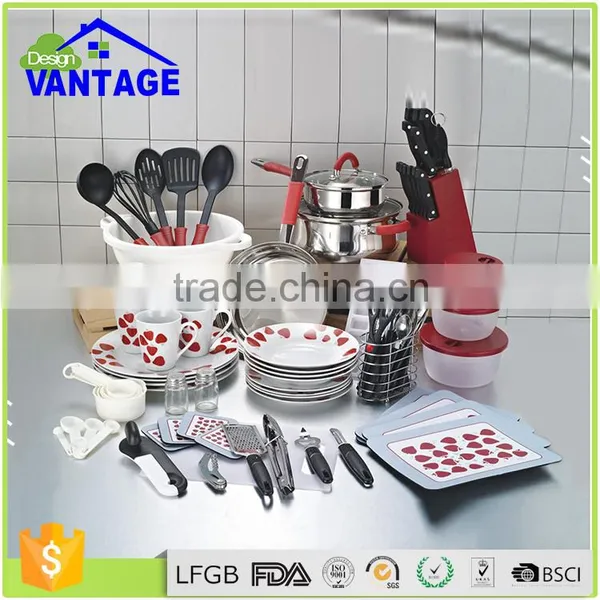 High Quality 90 Pcs Cooking Pots and Pans Ceramic Cookware Kitchen Accessories Cook Ware photo-3