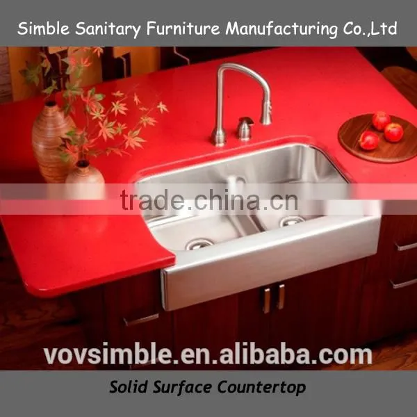 VOVSIMBLE Oem Solid Surface Reception Desk Countertop photo-4