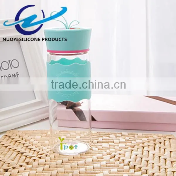 Hot Sale Creative Silicone Portable Water Bottle Drinkware Silicone Cup Sleeve Sleeve photo-4
