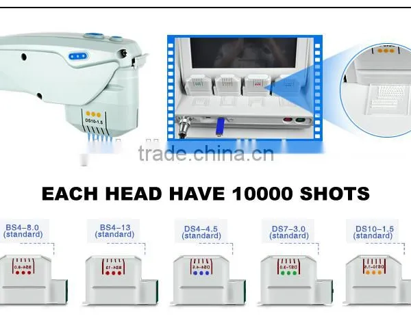 Most Popular Products Face Wrinkle Removal Beauty Machine Hifu 0.1-2J Transducer Hifu For Skin Tightening With Teaching Video 0.2-3.0J photo-4