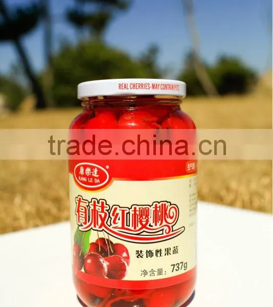 Candied Canned Cherry Without Stone