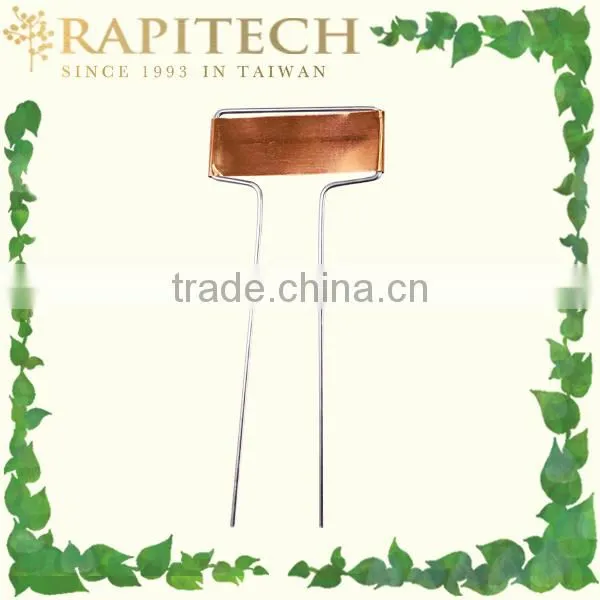 6 Inch Gardening Plant Label Copper Plate Metal Marker photo-3