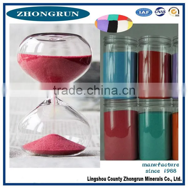 colored silica sand for sand clock timer for sale
