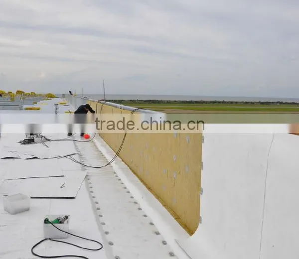 Yellow Color Thermal Insulation Rockwool Soundproofing With Single Aluminum Foil photo-5