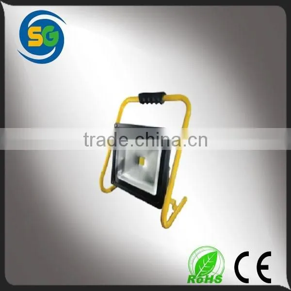 Waterproof 50W Flood LED Portable Work Light With Stand for Outdoor Lighting