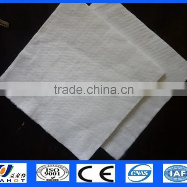 White Non Woven Geotextile Faric
