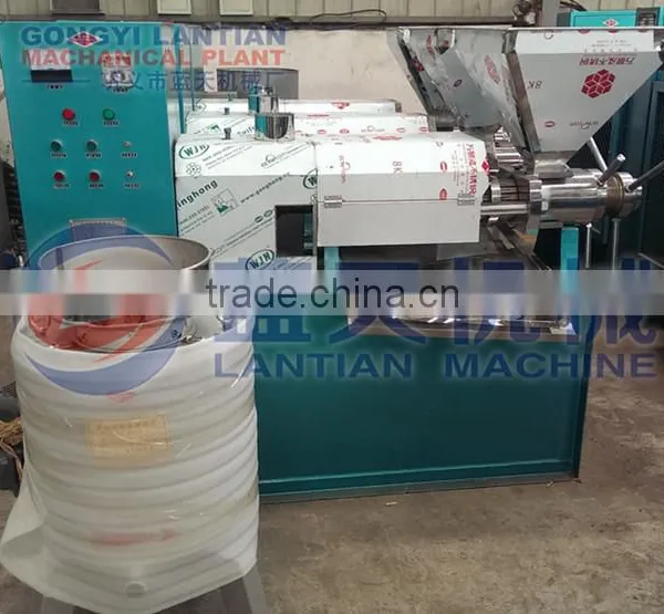 Small Spiral Oil Press Machine for Camellia Oleifera Seed From Lantian