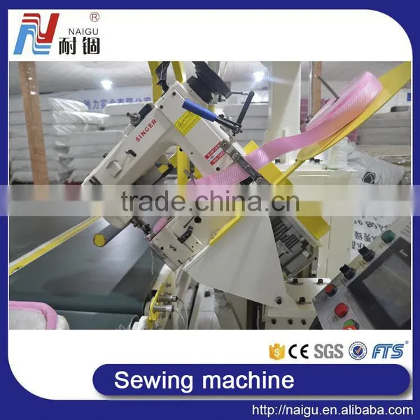 China NaiGu Factory Manufacture Automatic Chain Stitch Mattress Tape Edge Sewing Machine photo-6
