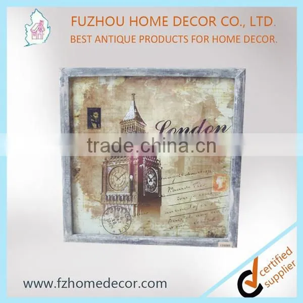 Round Shape Large Metal Picture Frames With Glass Printing photo-5