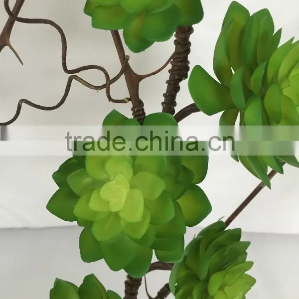 Artificial Succulent Plant Garland photo-6