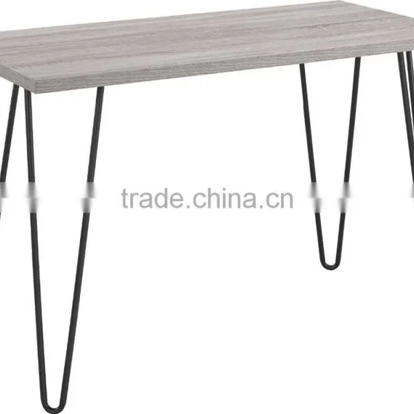 18 Inch 2 Rod Black Mirror Solid Steel Hairpin Leg Wholesale Price photo-4