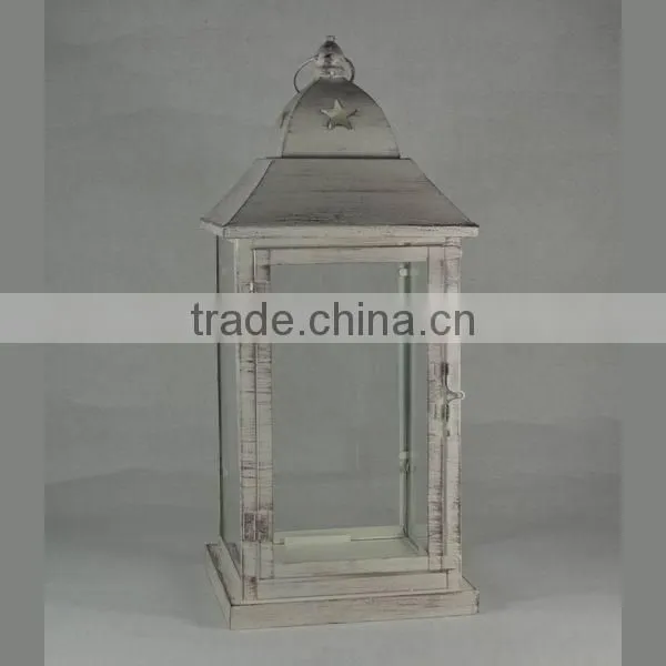 White Moroccan Lantern photo-2